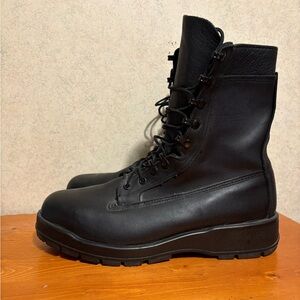 Belleville 360ST Mens Black  Leather Steel Toe Combat Boots Size 11